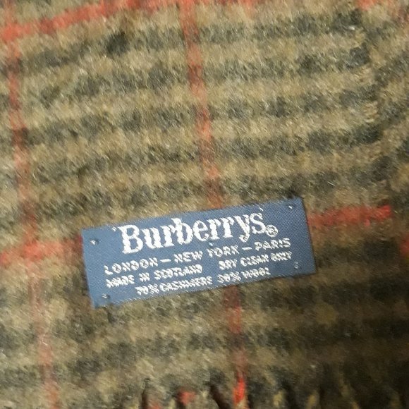 Burberrys Cashmere & Wool Scarf - Picture 1 of 3